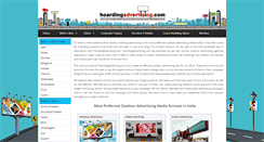 Desktop Screenshot of hoardingadvertising.com